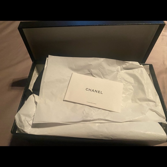 NIB Chanel Espadrilles Black Size 37 - Picture 8 of 8